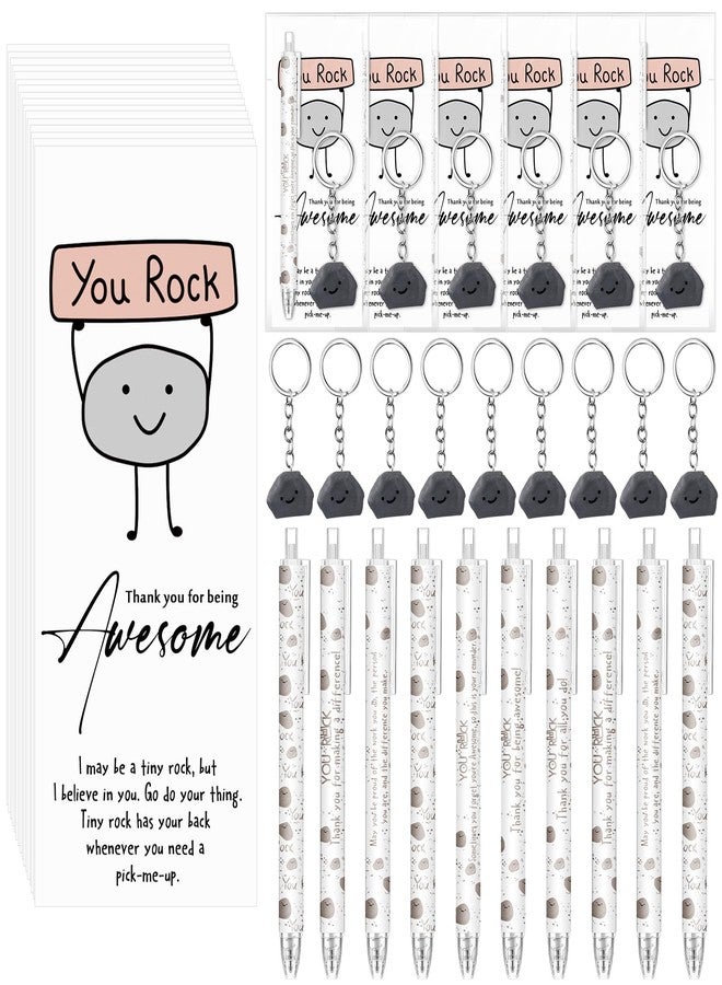 مجموعة سينلود المكونة من 30 مجموعة من هدايا عيد الحب الملهمة لزملاء العمل، هدايا "أنت رائع" للموظفين بالجملة، قلم حبر جاف "أنت رائع"، سلسلة مفاتيح بابتسامة إيجابية، هدية عيد حب مضحكة للموظفين والمعلمين وفرق العمل والممرضات - Image 1